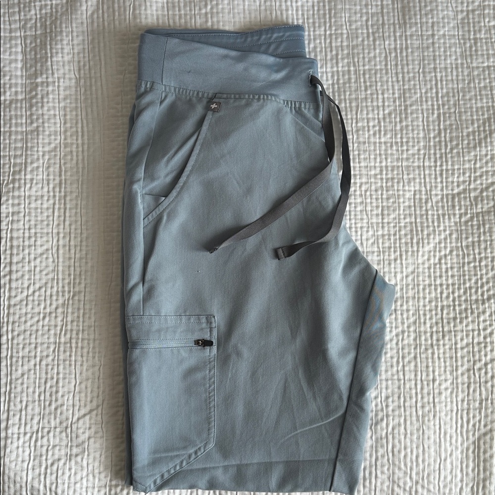 Figs Sky Blue Technical Jogger Scrub Pants
